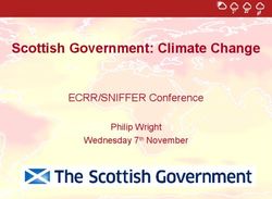 Scottish Government: Climate Change - ECRR/SNIFFER Conference Philip Wright