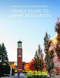 FAMILY GUIDE TO LAKER RESOURCES - GRAND VALLEY STATE UNIVERSITY