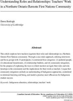 Understanding Roles and Relationships: Teachers' Work in a Northern Ontario Remote First Nations Community
