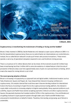 Cryptocurrency is transforming the mainstream of trading or facing another bubble? - Asset Management Group