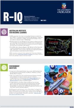 AUSTRALIAN INSTITUTE FOR MACHINE LEARNING - AUSTRALIAN INSTITUTE FOR MACHINE ...