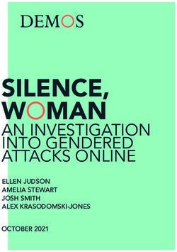 SILENCE, W MAN AN INVESTIGATION INTO GENDERED ATTACKS ONLINE - ELLEN JUDSON AMELIA STEWART JOSH SMITH ALEX KRASODOMSKI-JONES