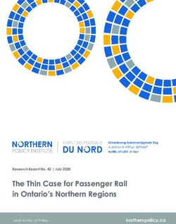 The Thin Case for Passenger Rail in Ontario's Northern Regions - northernpolicy.ca