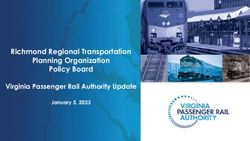 Richmond Regional Transportation Planning Organization Policy Board Virginia Passenger Rail Authority Update