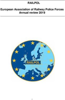 RAILPOL European Association of Railway Police Forces Annual review 2019