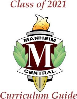 Class of 2021 - Curriculum Guide - Manheim Central School ...