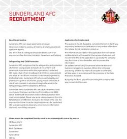 SUNDERLAND AFC Recruitment - EFL