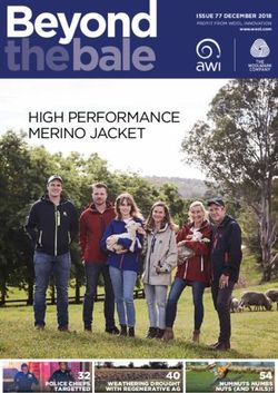 HIGH PERFORMANCE MERINO JACKET - ISSUE 77 DECEMBER 2018 - Australian Wool ...