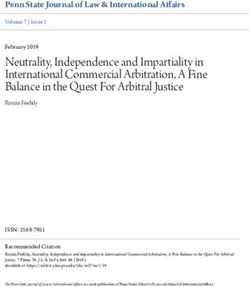 Neutrality, Independence and Impartiality in International Commercial Arbitration, A Fine Balance in the Quest For Arbitral Justice