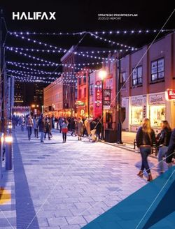 STRATEGIC PRIORITIES PLAN - 2020/21 REPORT - Halifax Regional ...