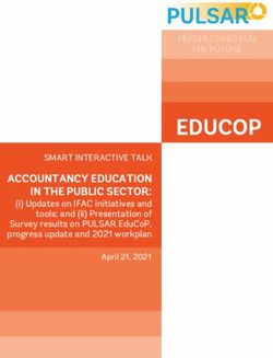 ACCOUNTANCY EDUCATION IN THE PUBLIC SECTOR: (I) UPDATES ON IFAC INITIATIVES AND TOOLS; AND (II) PRESENTATION OF SURVEY RESULTS ON PULSAR EDUCOP ...