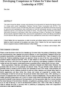 Developing Competence in Values for Value-based