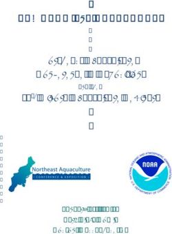 PROGRAM and ABSTRACTS Northeast Aquaculture Conference & Exposition 39th Milford Aquaculture Seminar - CDN