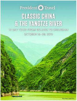 CLASSIC CHINA & THE YANGTZE RIVER - 12 DAY TOUR FROM BEIJING TO SHANGHAI OCTOBER 16-28, 2019 - Provident Travel
