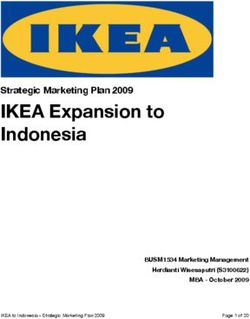 IKEA Expansion to Indonesia - Strategic Marketing Plan 2009 - BUSM1534 Marketing Management Herdianti Wisesaputri (S3100622) MBA - October 2009