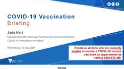 CO VID - 19 Vaccination Briefing - Jade Hart