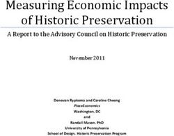 Measuring Economic Impacts of Historic Preservation