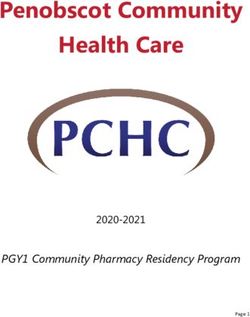 Penobscot Community Health Care - PGY1 Community Pharmacy Residency Program 2020-2021