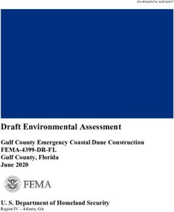Draft Environmental Assessment - Gulf County Emergency Coastal Dune Construction FEMA-4399-DR-FL Gulf County, Florida June 2020 U. S. Department ...