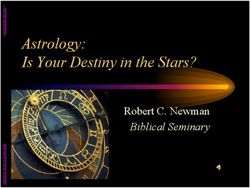 Astrology: Is Your Destiny in the Stars? - Robert C. Newman Biblical Seminary