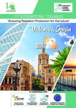 IRPA 17th INTERNATIONAL CONGRESS - "Ensuring Radiation Protection for the future"