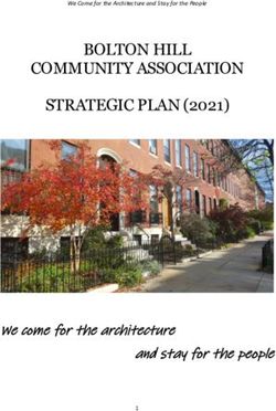 BOLTON HILL COMMUNITY ASSOCIATION STRATEGIC PLAN (2021) - We come for the architecture