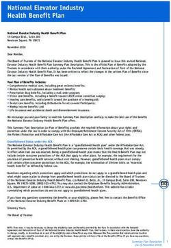 National Elevator Industry Health Benefit Plan