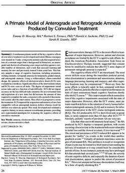 A Primate Model of Anterograde and Retrograde Amnesia Produced by Convulsive Treatment