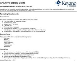 APA Style Library Guide - Keyano College