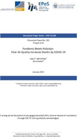 Pandemic Meets Pollution: Poor Air Quality Increases Deaths by COVID-19