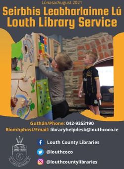 Louth Library Service - Seirbhís Leabharlainne Lú - Guthán/Phone: 042-9353190 Ríomhphost/Email: Louth Library ...