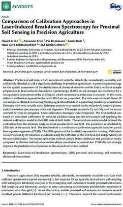 Comparison of Calibration Approaches in Laser-Induced Breakdown Spectroscopy for Proximal Soil Sensing in Precision Agriculture - MDPI