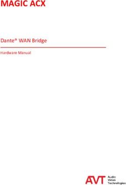 MAGIC ACX Dante WAN Bridge - Hardware Manual - avt-nbg.de