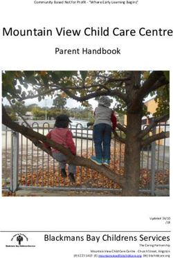 Mountain View Child Care Centre - Parent Handbook - Blackmans Bay Childrens Services