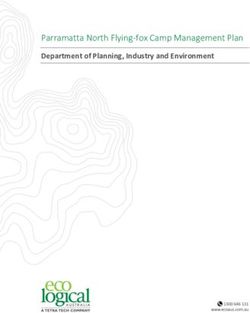 Parramatta North Flying-fox Camp Management Plan - Department of Planning, Industry and Environment