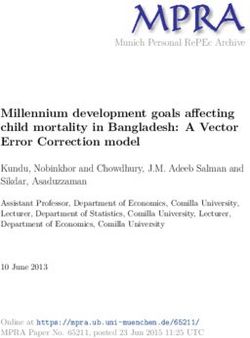 Millennium development goals affecting child mortality in Bangladesh: A Vector Error Correction model