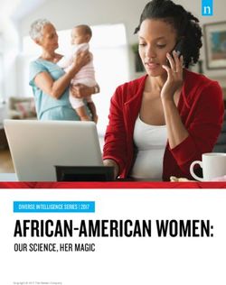 AFRICAN-AMERICAN WOMEN: OUR SCIENCE, HER MAGIC DIVERSE INTELLIGENCE SERIES | 2017 - Nielsen
