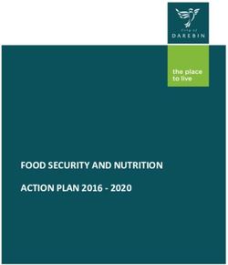 FOOD SECURITY AND NUTRITION ACTION PLAN 2016 2020 - Darebin ...
