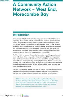A Community Action Network - West End, Morecambe Bay - Institute for Voluntary Action ...