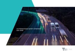 VICTORIAN ROAD SAFETY STRATEGY 2021-2030