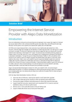 Empowering the Internet Service Provider with Alepo Data Monetization