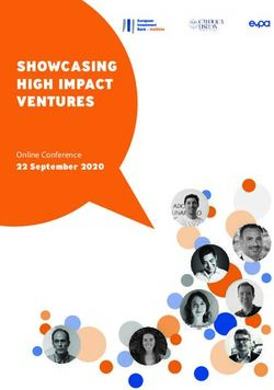 SHOWCASING HIGH IMPACT VENTURES - 22 September 2020 Online Conference - EIB Institute