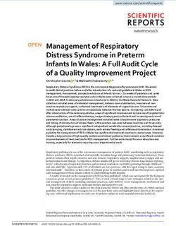 Management of Respiratory Distress Syndrome in preterm infants in Wales: A full Audit cycle of a Quality improvement project - Nature