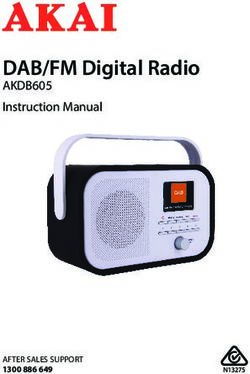 DAB/FM Digital Radio AKDB605 Instruction Manual - AFTER SALES SUPPORT - Akai