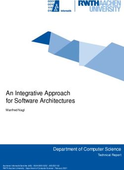 An Integrative Approach for Software Architectures - Manfred Nagl Department of Computer Science - RWTH ...