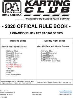 2020 OFFICAL RULE BOOK - 2 CHAMPIONSHIP KART RACING SERIES - Road America