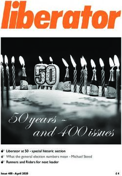 Liberator at 50 - special historic section 0 What the general election numbers mean - Michael Steed 0 Runners and Riders for next leader - Issue ...