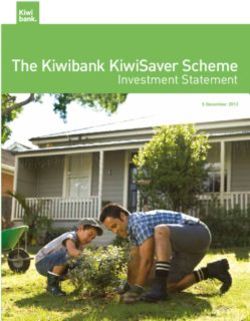 THE KIWIBANK KIWISAVER SCHEME - INVESTMENT STATEMENT 5 DECEMBER 2012