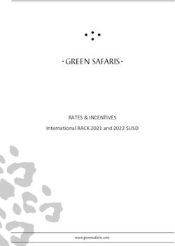 RATES & INCENTIVES International RACK 2021 and 2022 $USD