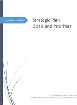 Strategic Plan Goals and Priorities - COMMONWEALTH OF VIRGINIA DEPARTMENT OF HUMAN RESOURCE MANAGEMENT - dhrm .virginia .gov